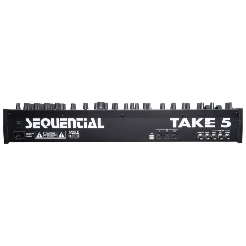 Analogowy polifoniczny syntezator Sequential Take 5 (SEQ 3500) – sprzętowy syntezator polifoniczny