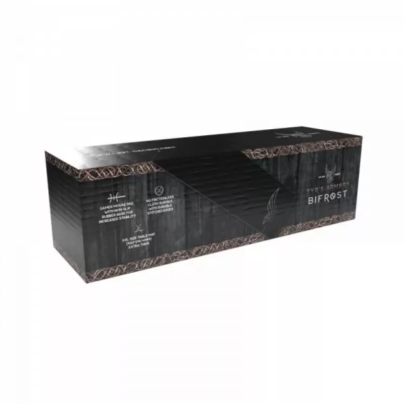 Podkładka pod mysz gamingowa L33T Gaming 160404 Bifrost XXL, szybka powierzchnia. 920 x 294 x 4 mm, czarny