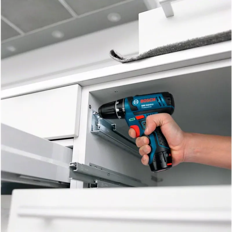 Bosch GSB 12V-15 Professional 1300 RPM Czarny, Niebieski