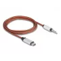 Kabel USB DeLOCK 81288 Pomarańczowy Srebrny
