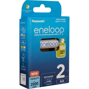 Akumulatory PANASONIC ENELOOP AA 2000 mAh 2 szt. (BK-3MCDE/2CP)