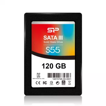 Silicon Power SP120GBSS3S55S25 - Serial ATA III - 120 GB - 6,35 cm (2.5) - 10 cm - 7 mm - 6,985 cm (SP120GBSS3S55S25)
