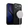 Etui Crong MagSafe dla iPhone 17 Pro — hybrydowe czarne