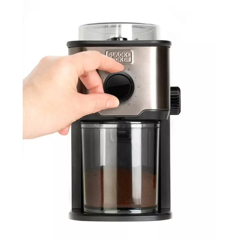 Black & Decker ES9080020B Młynek do kawy ze stali nierdzewnej