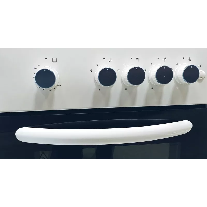 Kuchenka gazowa MPM MPM-54-KGF-21, płyta 4-palnikowa, 60 cm, gaz, biały, klasa energetyczna A