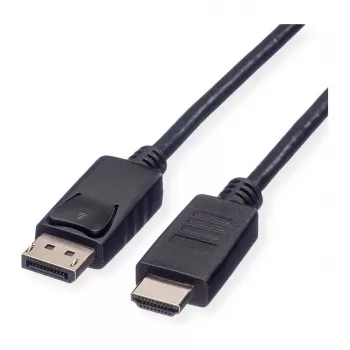 Kabel wideo ROLINE Recycled Material 11.45.5781 2 m DisplayPort HDMI Czarny