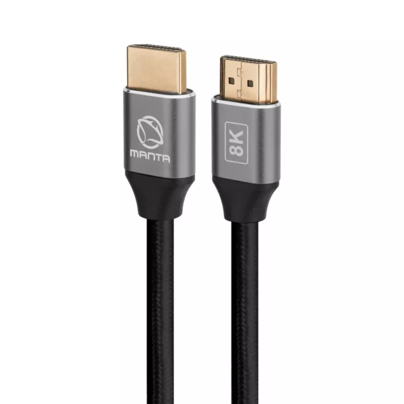 Kabel HDMI MANTA HDMI-3MC 3 m — obsługuje rozdzielczość do 8K