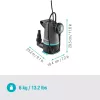 Pompa zanurzeniowa GARDENA 09018-47 — silnik 550 W do usuwania i przesyłania wody