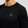 Odlo BL TOP z okrągłym dekoltem, długi rękaw ACTIVE WARM ECO męska koszulka, rozmiar M, czarna