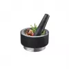 Moździerz GEFU 35300 Czarna stal nierdzewna Granit 14 cm