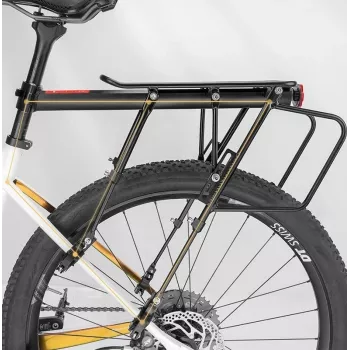 Rockbros 33210004001 czarny bagażnik rowerowy z półką