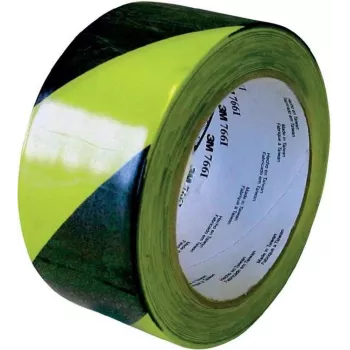Taśma oznakowująca PVC 3M 766i, 33 m × 50 mm, czarno-żółta