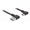 Kabel USB DeLOCK EASY-USB 2.0 wtyk męski typu A na wtyk męski typu C 0,5 m czarny