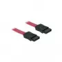 Kabel SATA DeLOCK 84208 0,5 m czerwony