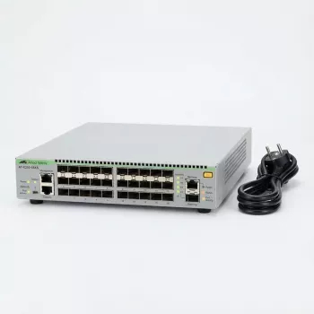 Allied Telesis Ta cena jest tylko do celów budżetowych 10 Gigabit Layer 3 Lite Switch stosowalny, 18x porty SFP+, przewód zasilający EU. w tym LLW (AT-X250-18XS-50)