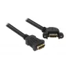 Kabel HDMI DeLOCK 0,25m 2xHDMI