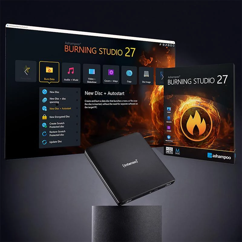 Dvd RW USB3.2 EXT/Czarny 5401500 Intenso