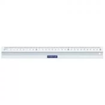 Linijka biurkowa Staedtler Mars 563 Aluminium biały 300 mm