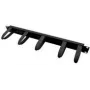 VALUE 19 Cable Management plate - Kabelführungsplatte für Schaltschrank - Schwarz - 1U - 25.4/48.3 cm (10/19)