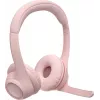 Logitech 981-001412 słuchawki/zestaw słuchawkowy Bezprzewodowe pałąkowe Biuro/Centrum telefoniczne Bluetooth Różowy