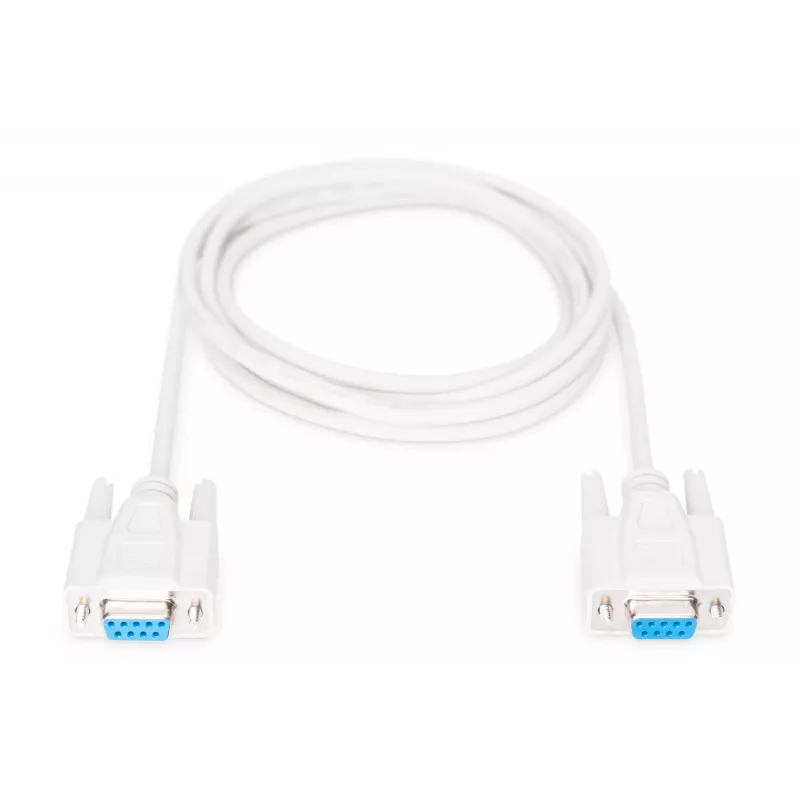 Kabel połączeniowy szeregowy Digitus [1x gniazdo D-SUB 9-stykowe - 1x gniazdo D-SUB 9-stykowe] 2,00 m Beżowy (AK-610106-020-E)