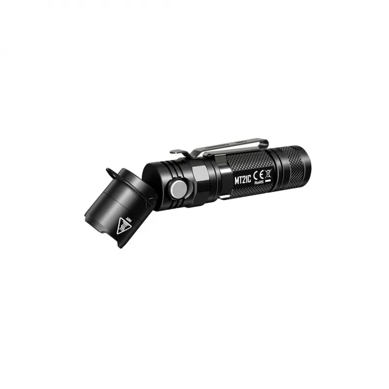 Latarka ręczna Nitecore MT21C, 1000 lm, 131 mm, 103,5 g, zasilanie 18650 lub CR123, czarna