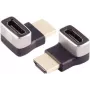 Adapter zmiany płci kabla S/CONN 10-01051 HDMI-A czarno-srebrny ze złoconymi stykami