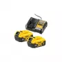 Zestaw baterii i ładowarki DeWALT DCB1104P2 18 V 5.0 Ah (2 baterie, ładowarka)
