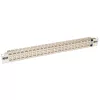 Tripp N254-048-SH-6A 48 portów, 1U, ekranowana, Cat6a STP panel krosowy przepustowy - RJ45 Ethernet - TAA - 10 Gigabit Ethernet - RJ-45 - Cat6a - Srebrny - Biały - Montaż w szafie