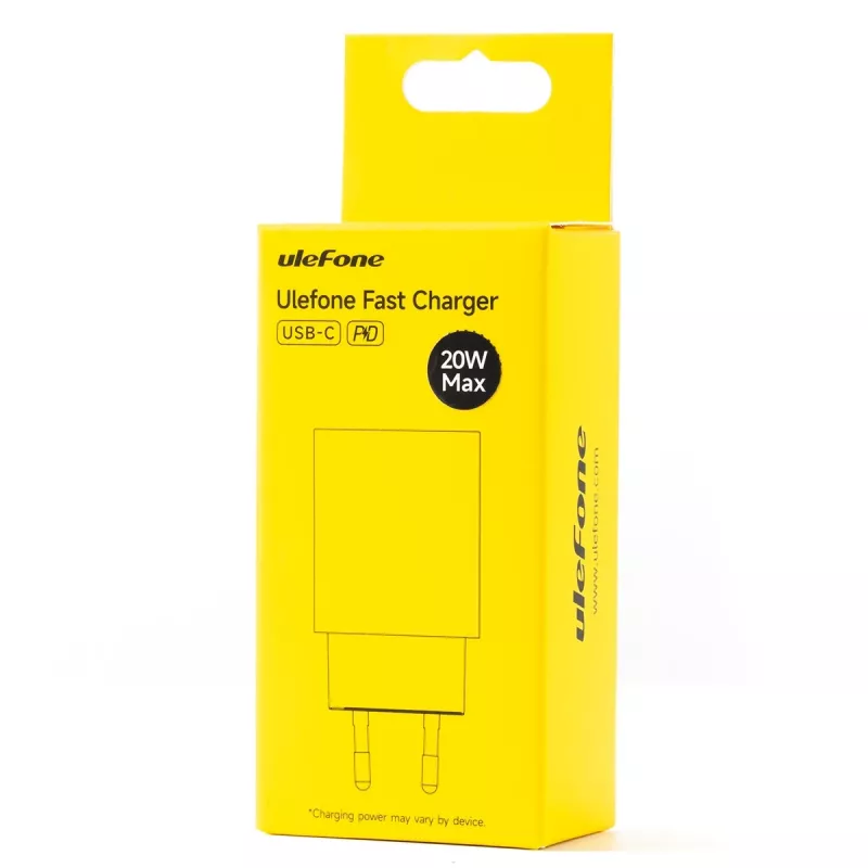 Ładowarka UleFone 20W USB zasilacz sieciowy UF-CHAR-20WR do urządzeń mobilnych, moc 20 W