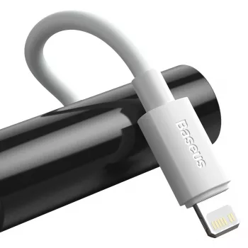 Baseus Simple Wisdom Data kabel Kit USB-C do Lightning PD 20W (2 szt./zestaw) 1,5 m biały