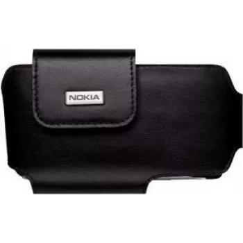 Nokia Skórzane Etui Czarny (276547) Wykonane ze skóry i ekoskóry wykończone w kolorze czarnym. Oryginalny produkt NOKIA — MPN: 276547 · EAN: