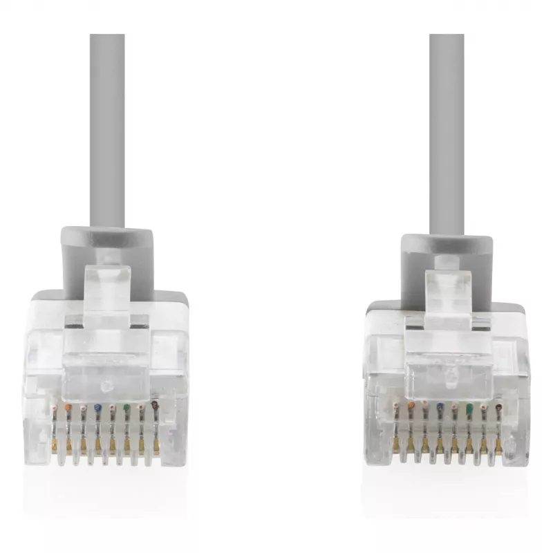 Patch kabel DIGITUS CAT6 U-UTP cienki, 0.5 m, gray