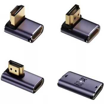 Przejściówka do kabla HDMI Typ A na HDMI Typ A 4smarts 541489, Szary, 4 sztuki, 40 g