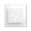 Szklany termostat ścienny Homematic IP 161333A0 z czujnikiem CO2, cyfrowy RF, 230 V, 54,5×54,5×29 mm