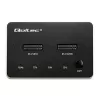 Qoltec 52274 Stacja dokująca do dysków M.2 SSD | NVMe | SATA | USB-C | DUAL 2 x 2TB