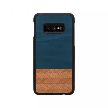 Etui na smartfon man and wood dla Galaxy S10e — Denim Czarny ochronny rękaw