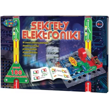 Edukacyjny zestaw elektroniczny Dromader Science Kit Secrets ZD-9551 — 180 eksperymentów