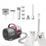 PETKIT DT5-EU Odkurzacz i maszynka do strzyżenia włosów dla kotów i psów, czarno-fioletowy
