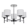 Klasyczna lampa sufitowa wisząca żyrandol Activejet MIRA Chrome 5xE27 do salonu