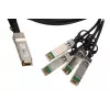 Kabel QSFP+ DAC Extralink 40 Gb/s do 4×10 Gb/s, 3 m, 30AWG, QSFP+ męski–męski