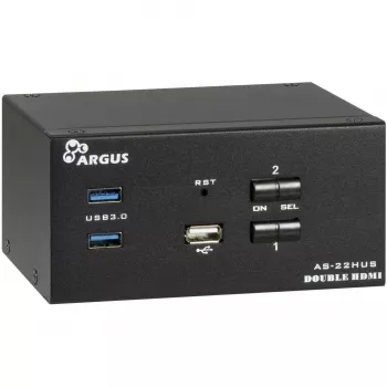 Przełącznik KVM Inter-Tech IPC AS-22HUS 2 porty USB