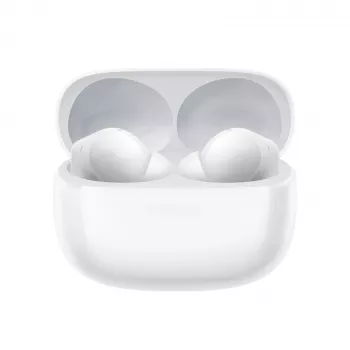 Bezprzewodowe dokanałowe słuchawki Xiaomi Buds 6 Pro, Bluetooth 5.3, ANC, 36 h łącznego czasu odtwarzania, etui ładujące 480 mAh, lodowa biel