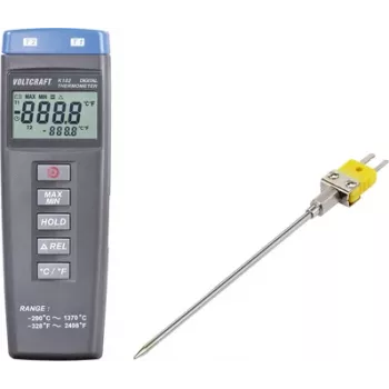 Instrument do pomiaru temperatury VOLTCRAFT K102 + TP 203 -200 do +1370 °C Sonda Typ K