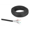 Kabel sieciowy DeLOCK 80597 Czarny Cat6a U/FTP 50m