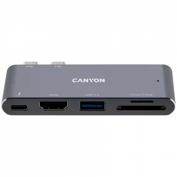 CANYON hub DS-5 5w1 Thunderbolt 3 4K Space Grey