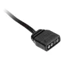 XSPC ARGB LED zaślepka G1/4 5V 3-pin, czarno-chromowana
