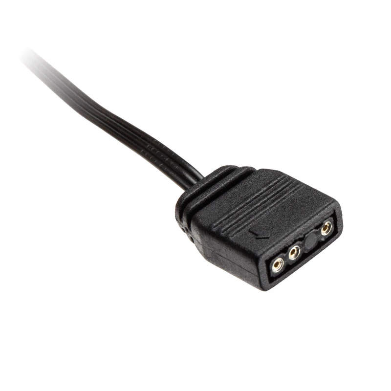 XSPC ARGB LED zaślepka G1/4 5V 3-pin, czarno-chromowana