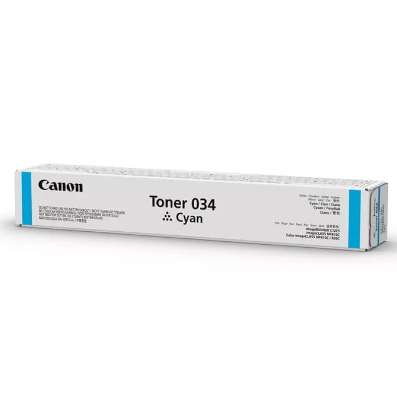 Canon 034 kaseta z tonerem 1 szt. Oryginalny cyjan