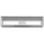 Kindermann Module Panel for 4 Plates empty - Rahmen für Tischanschlussfeld - oberflächenbündig montierbar - Aluminium (7449000200)